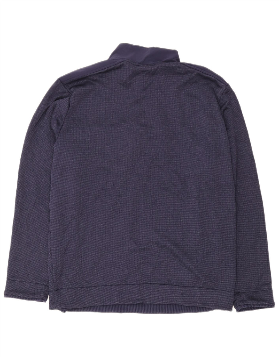 Felpa da uomo Under Armour con collo con zip, maglione XL, blu navy in poliestere