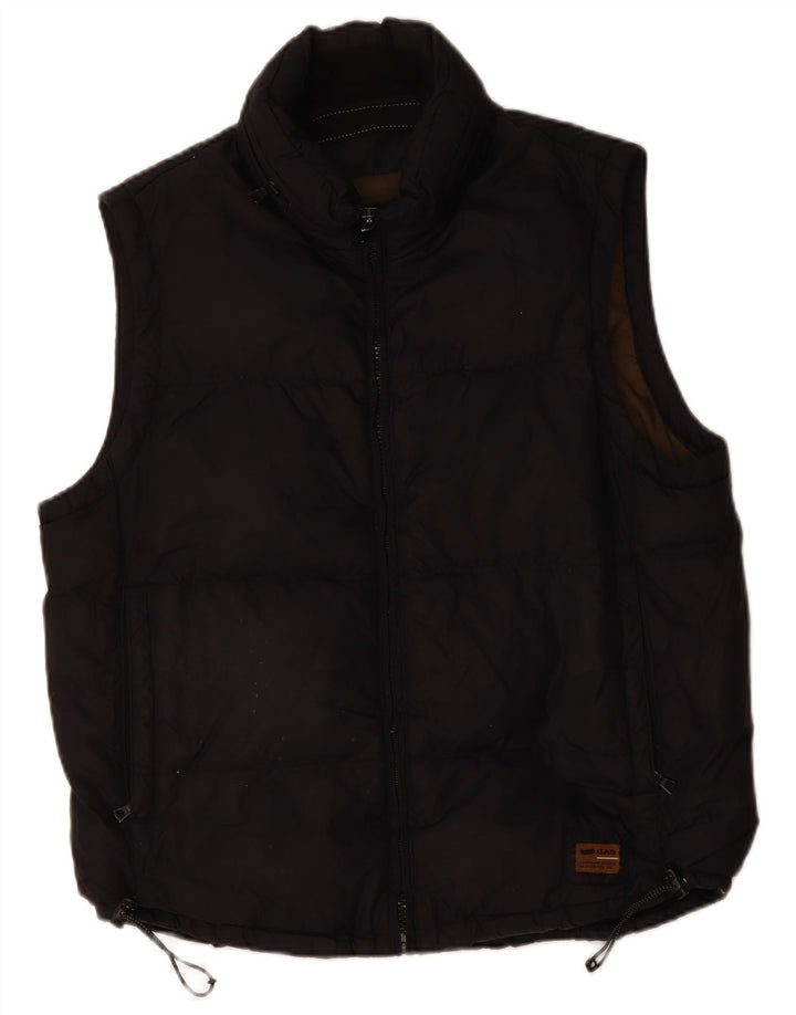 Gilet imbottito da uomo Gas UK 40 grande poliestere nero