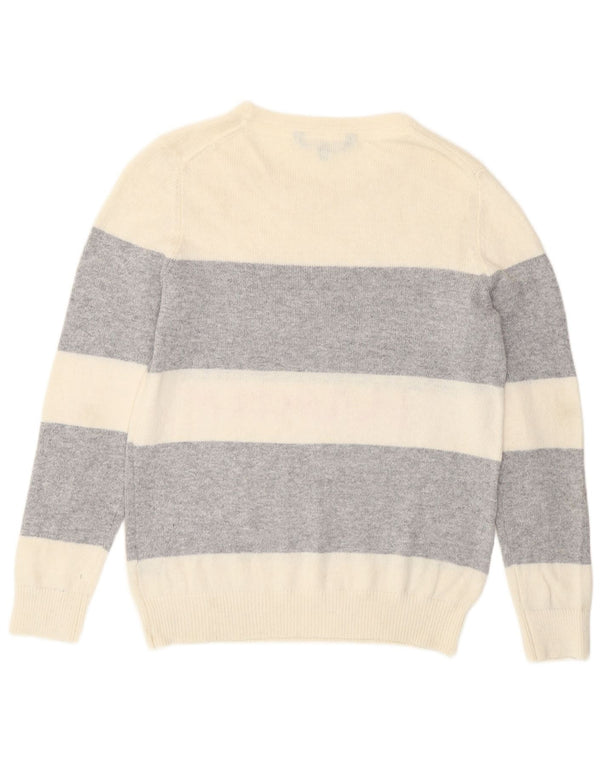 Crew Clothing Maglione girocollo da donna UK 12 Medio Bianco sporco