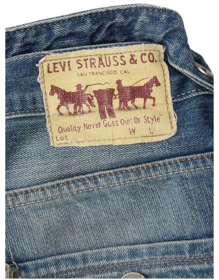 LEVI'S Jeans 504 Bootcut da donna W32 L32 Blu