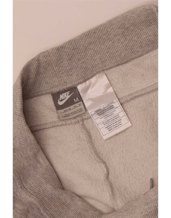 Pantaloni della tuta da donna Nike US 8/10 cotone screziato grigio medio