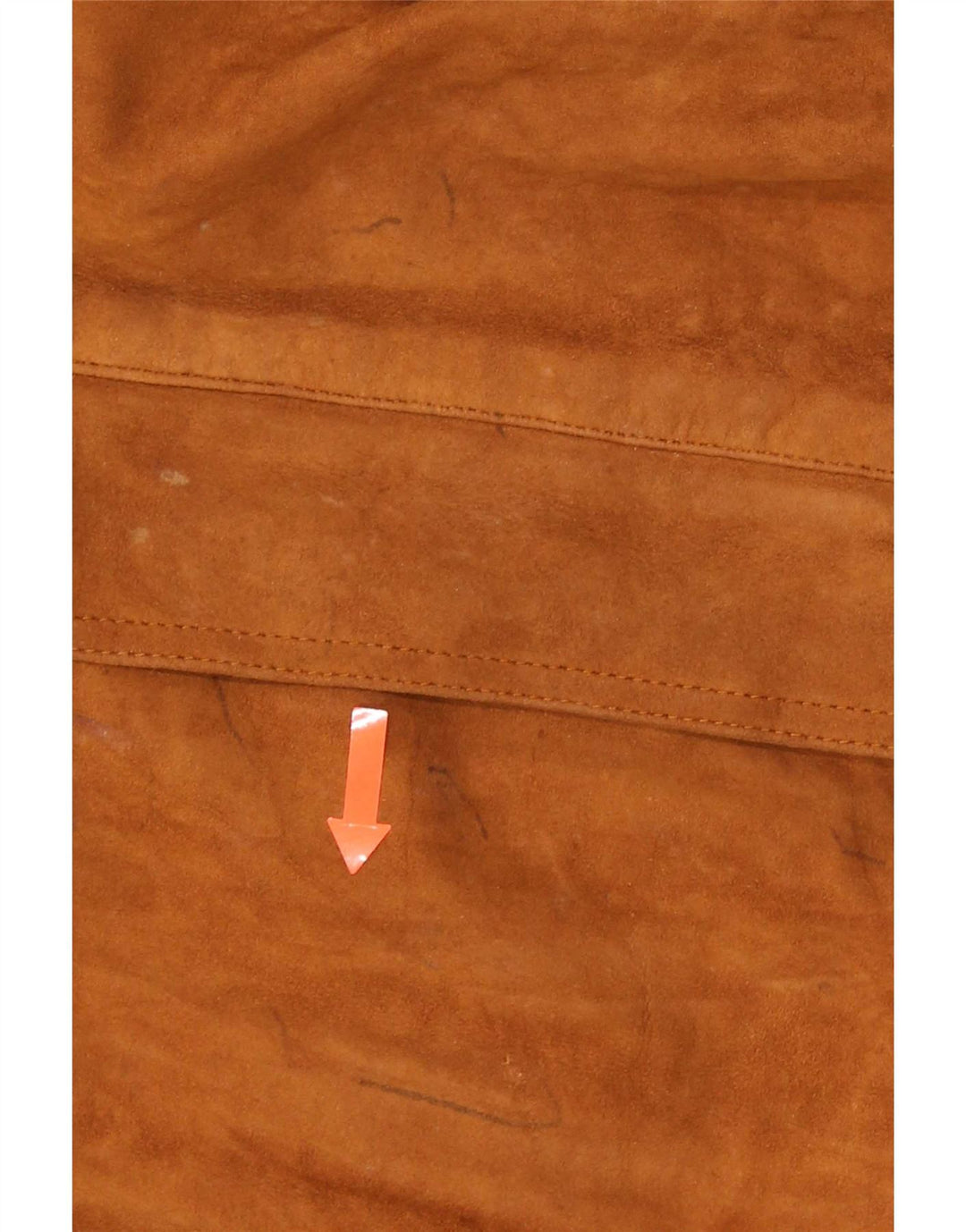 Giacca vintage in pelle scamosciata da uomo IT 52 XL in pelle marrone
