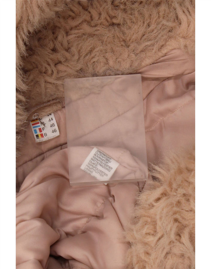 Soprabito oversize con cappuccio vintage da donna IT 46 XL poliestere rosa