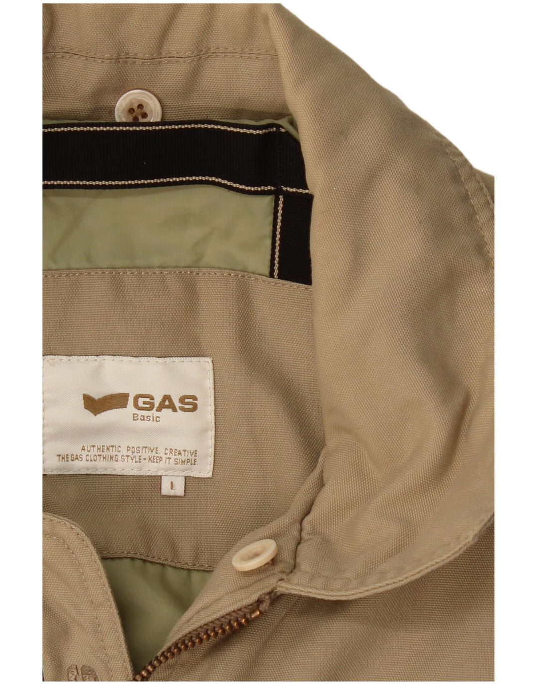 Giubbotto bomber da uomo GAS UK 40 Large Beige