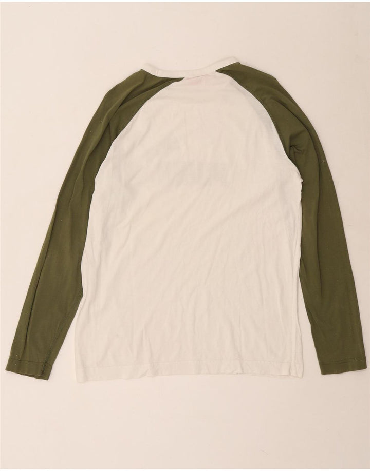 T-shirt grafica da uomo Puma a maniche lunghe, colore bianco medio