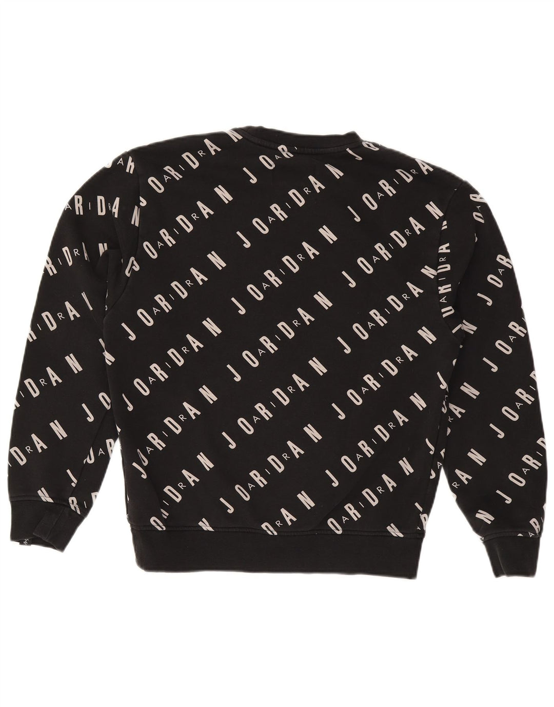 Felpa con grafica Jordan da uomo, piccola, in cotone nero