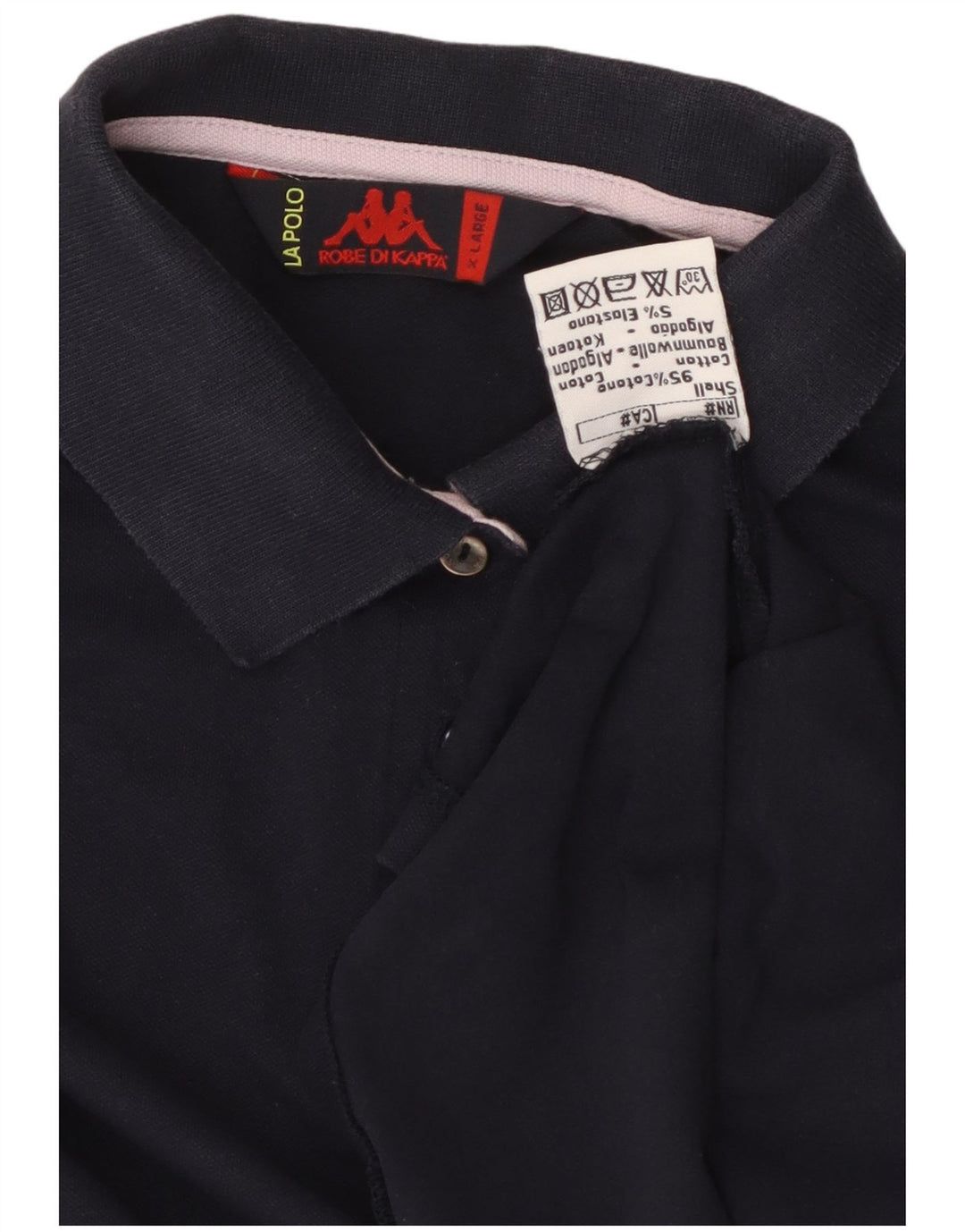 Polo KAPPA Bambina 13-14 Anni XL Blu Navy Cotone