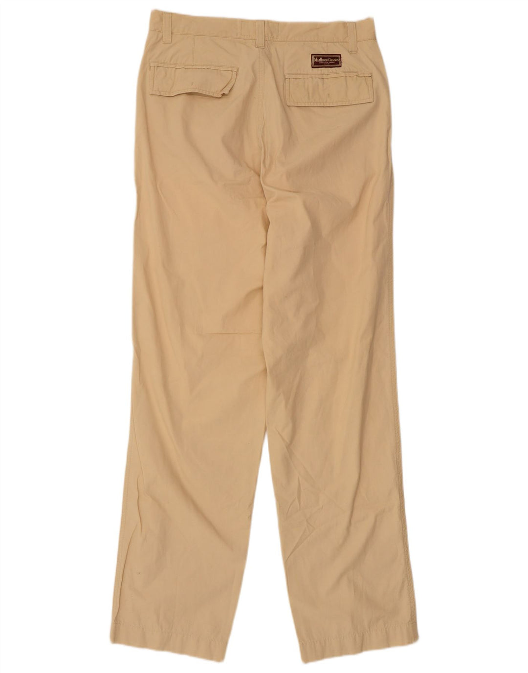 MARLBORO CLASSICS Pantaloni casual dritti da uomo EU 48 Medio W32 L32 Beige