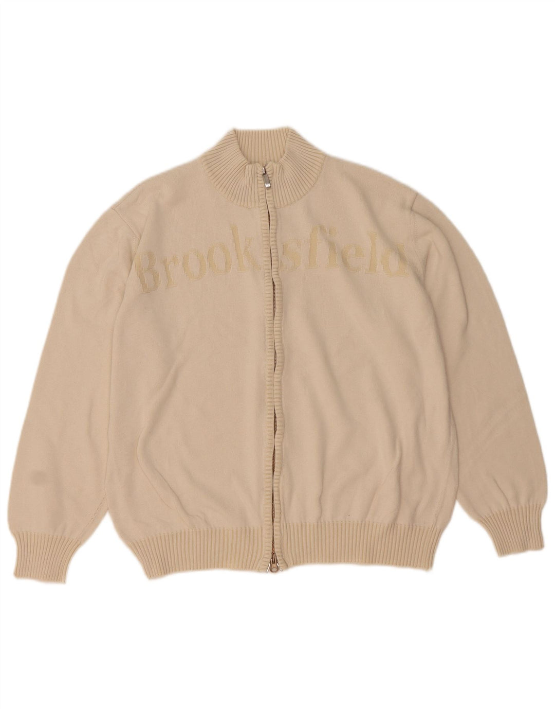 Maglione cardigan grafico da uomo Brooksfield IT 50 Beige medio