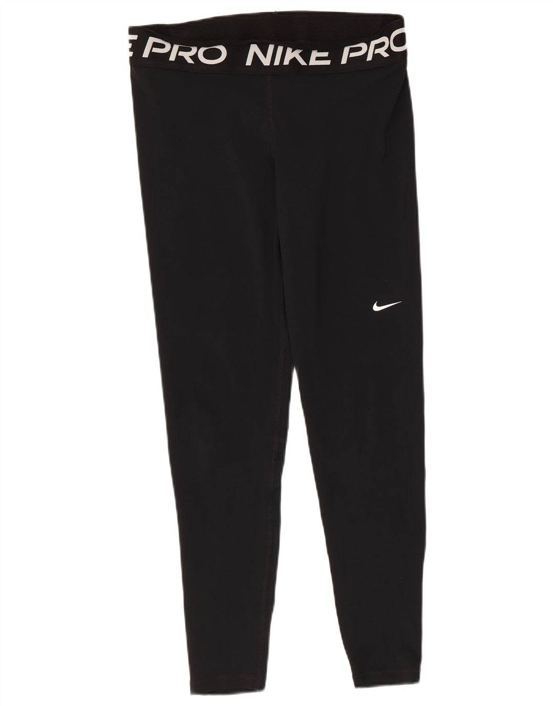 Leggings grafici Nike Dri Fit da donna, grandi, in poliestere nero