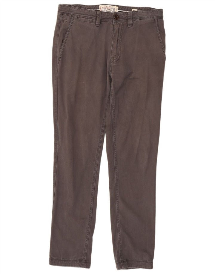 Pantaloni chino slim da uomo Fat Face W32 L31 cotone grigio
