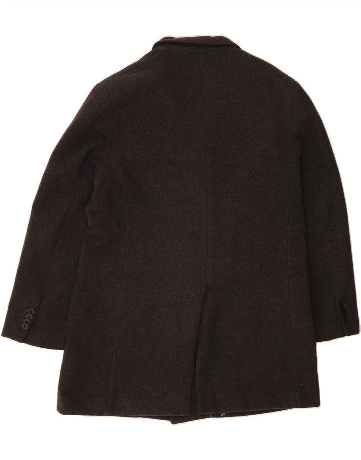 FRENCH CONNECTION Mens Overcoat UK 44 2XL Grey Wool Vintage French Connection and Second-Hand French Connection from Messina Hembry 