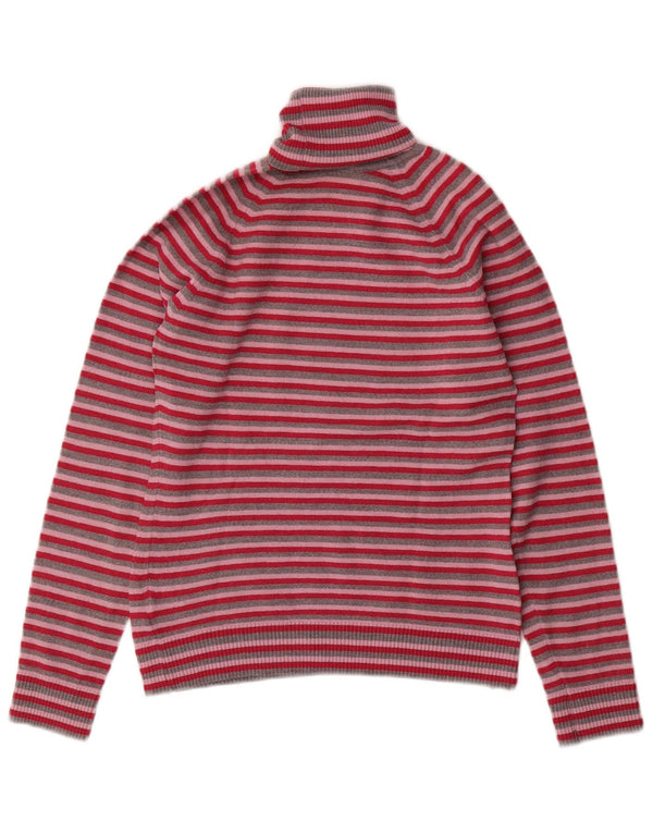 Maglione maglione collo alto da donna LACOSTE taglia 36 piccolo multicolore