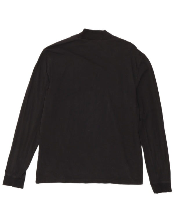 Calvin Klein Jeans Top da uomo a maniche lunghe XS in cotone nero