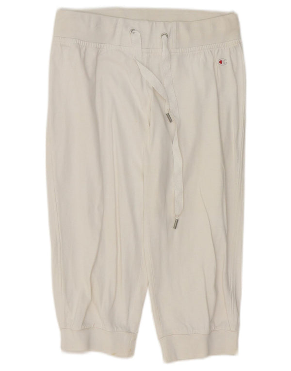 Pantaloncini sportivi da donna Champion Heritage Classics Bermuda UK 4 XS cotone bianco
