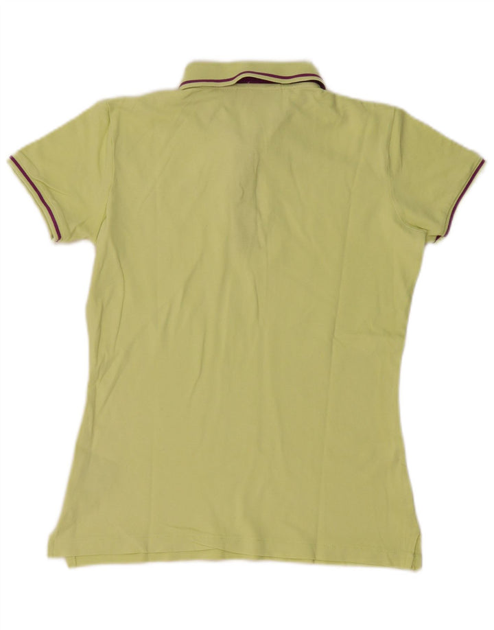 Polo da donna KAPPA UK 14 grande in cotone giallo