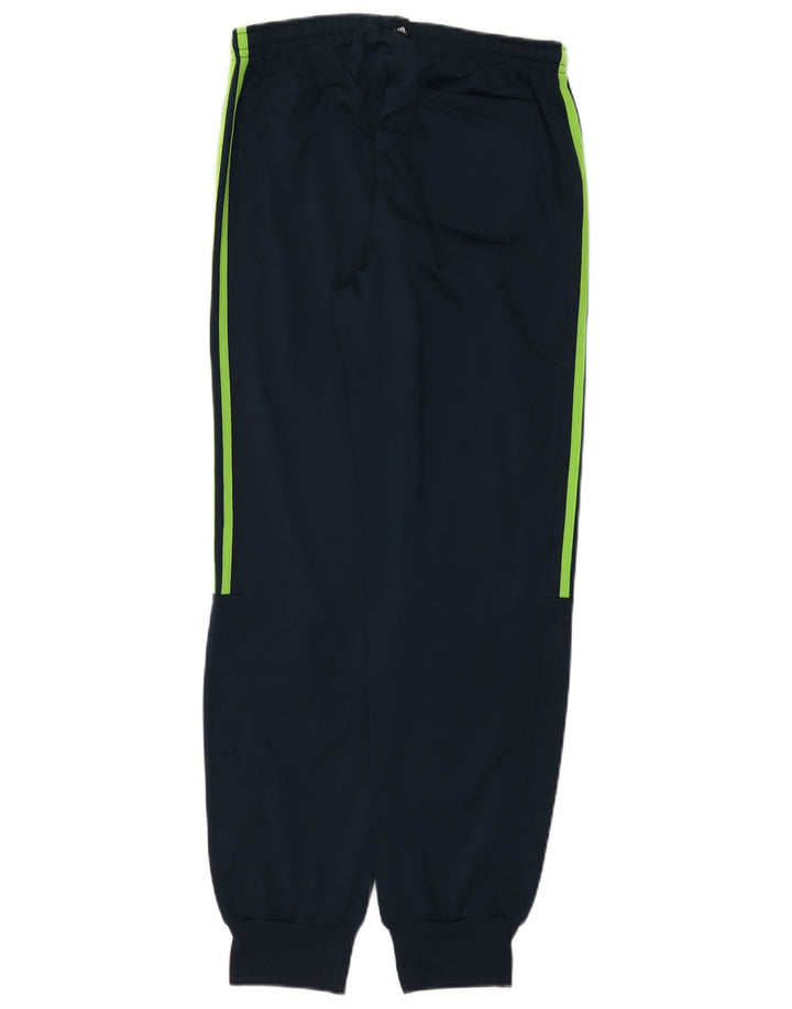 Pantaloni da tuta da uomo Adidas Joggers UK 38/40 Medium Blu Navy Poliestere