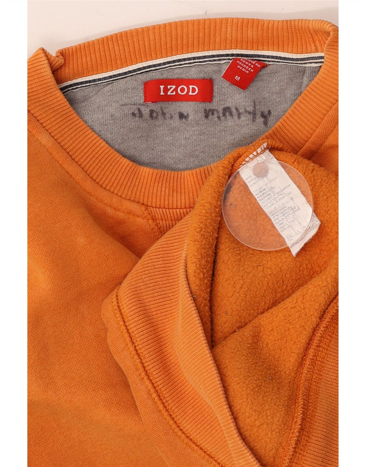 Felpa da uomo Izod in cotone arancione medio