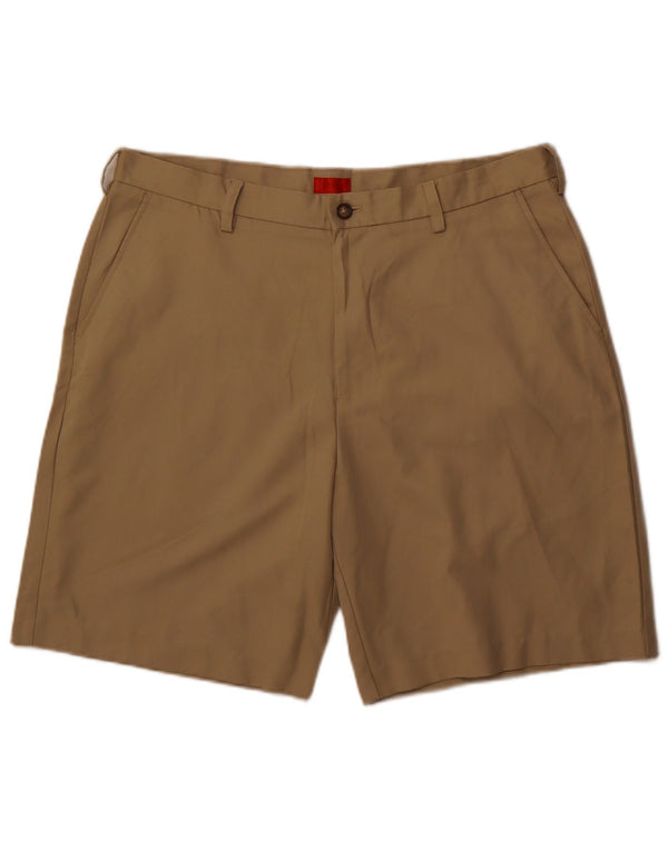 Pantaloncini chino da uomo Izod W38 XL poliestere beige