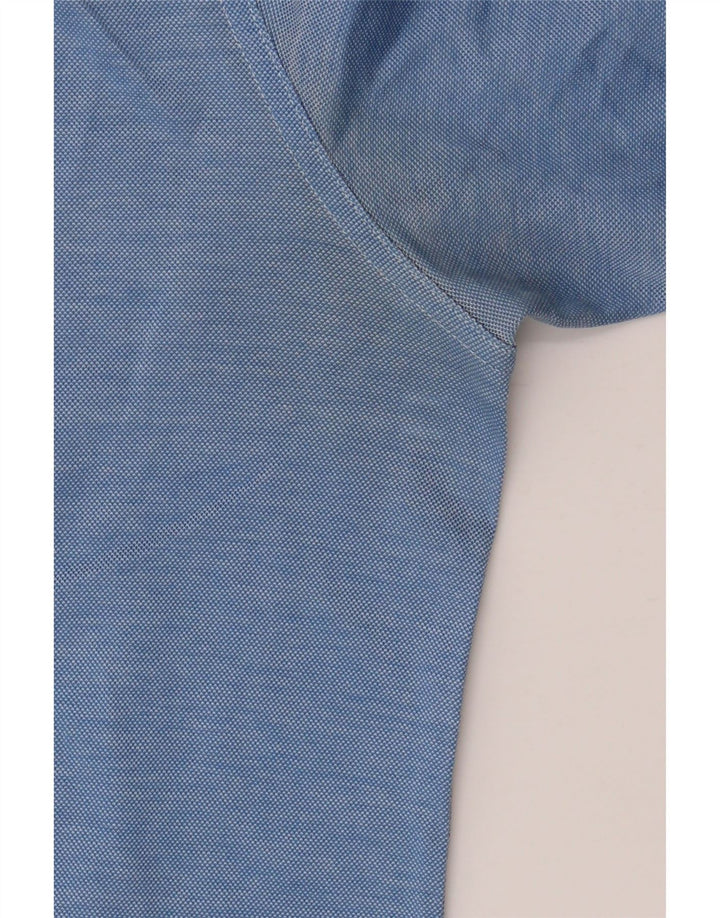 Polo da uomo Paul & Shark blu medio screziato