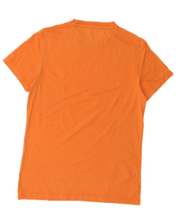 T-shirt da uomo slim fit Timberland Top piccolo in cotone arancione