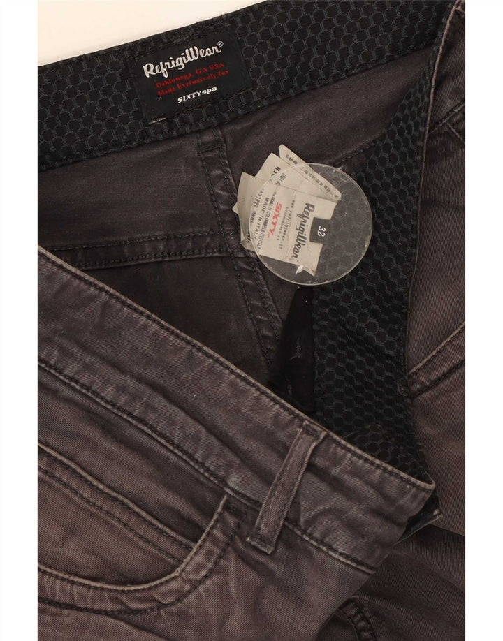 Refrigiwear Jeans Slim Uomo W32 L32 Cotone Grigio
