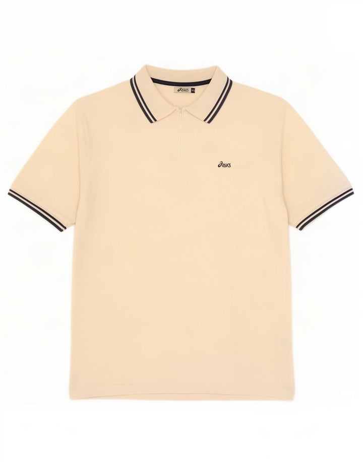 Polo Asics Uomo 2XL Cotone Beige