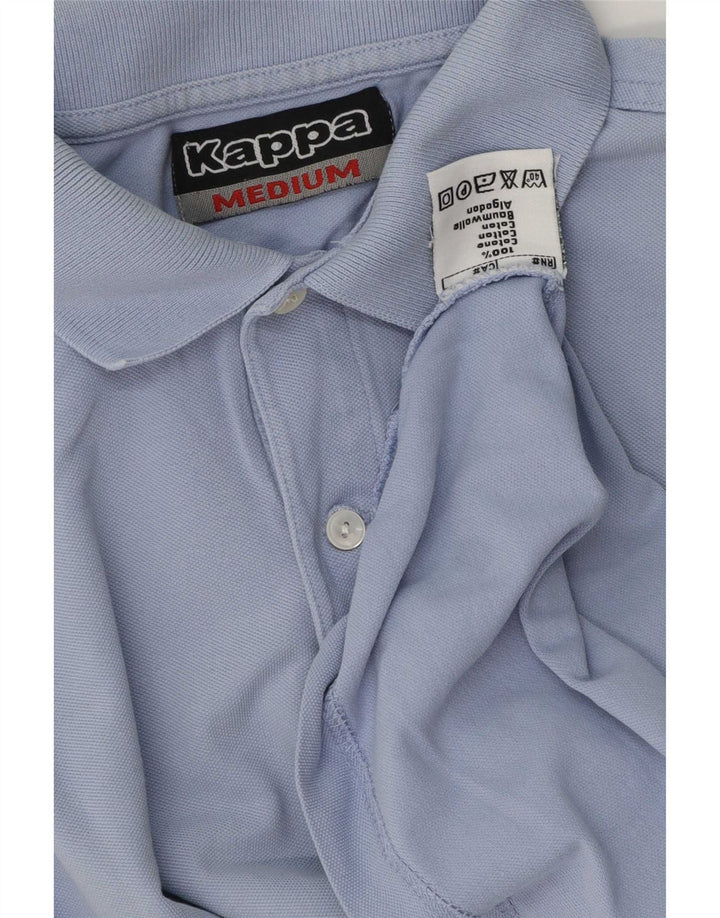 Polo Kappa Uomo Blu Medio in cotone