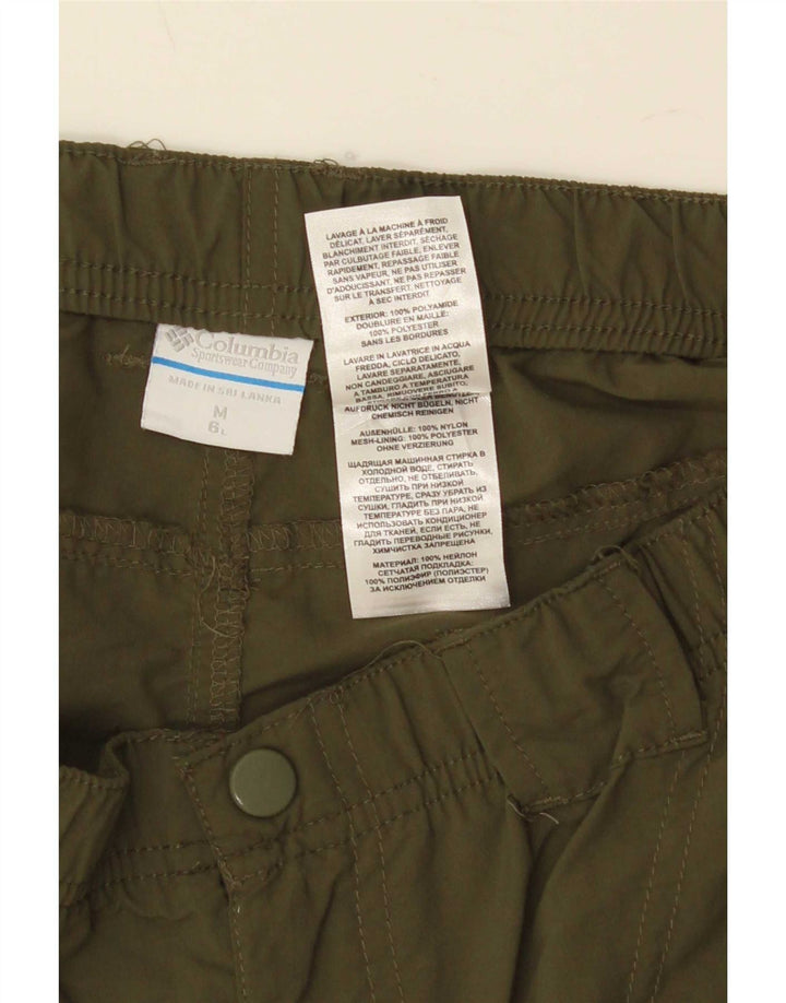 Pantaloncini cargo Columbia da uomo medi W32 poliestere verde
