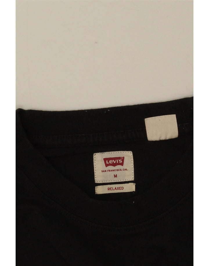T-shirt rilassata da uomo LEVI'S, nera media