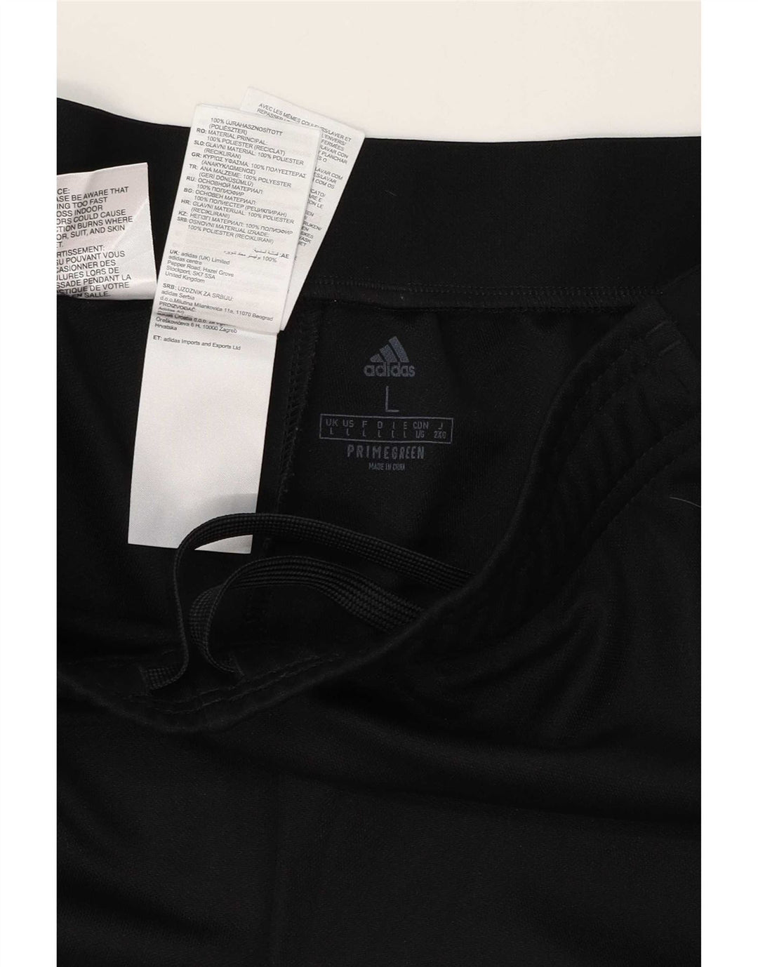 Pantaloni da tuta da uomo Adidas Aeroready Joggers grandi in poliestere nero