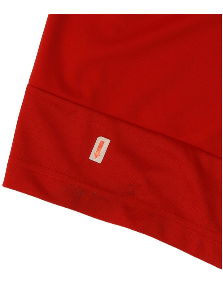 Pantaloncini sportivi Adidas Aeroready da uomo in poliestere rosso medio