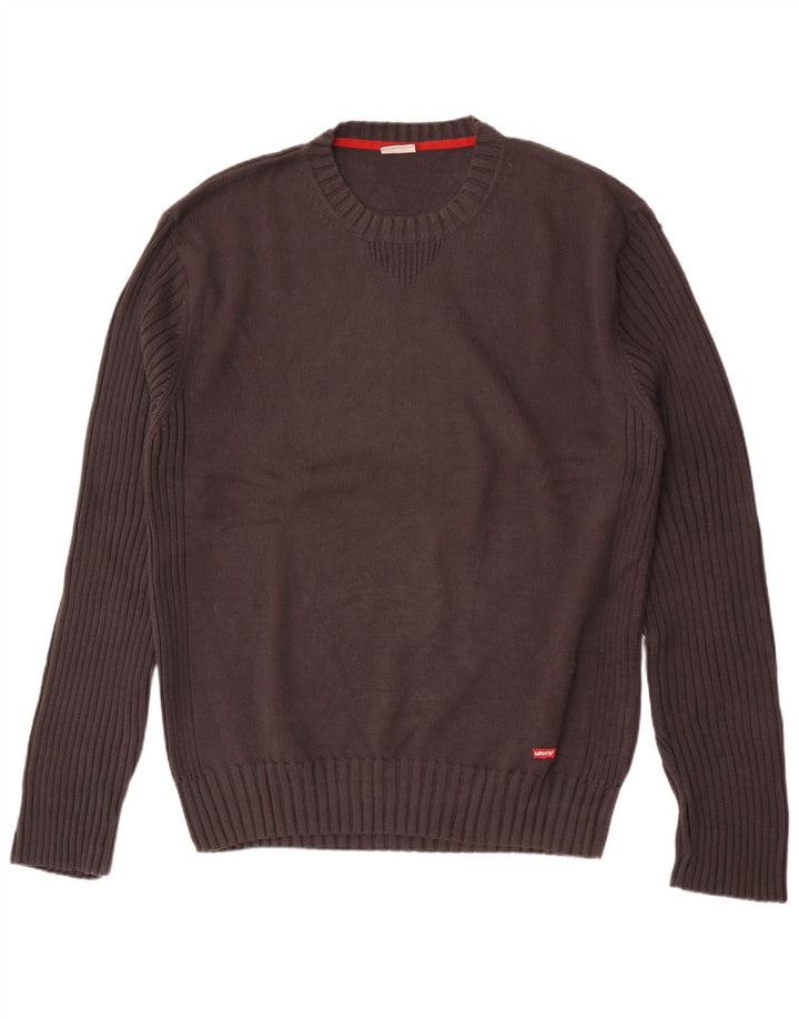 Maglione maglione girocollo da uomo Levi's 2XL cotone nero