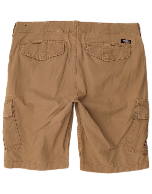 Pantaloncini cargo da uomo Superdry W36 Large Beige Cotton