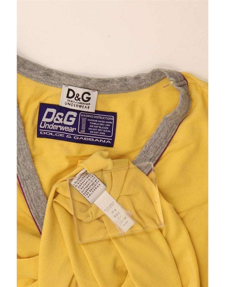 T-shirt da uomo Dolce & Gabbana grande gialla