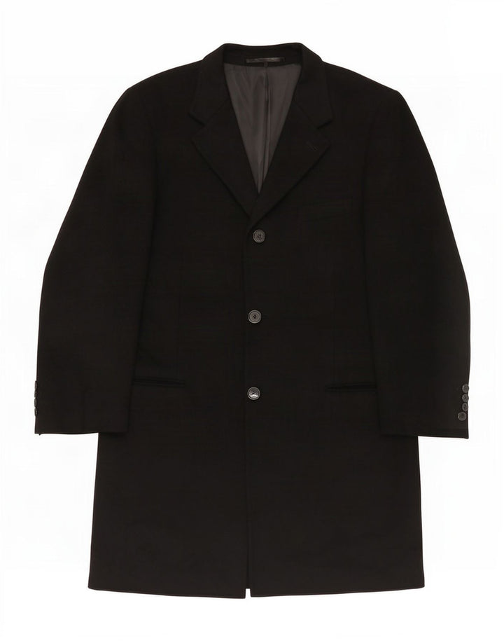 Cappotto da uomo Pierre Cardin IT 54 2XL Lana nera