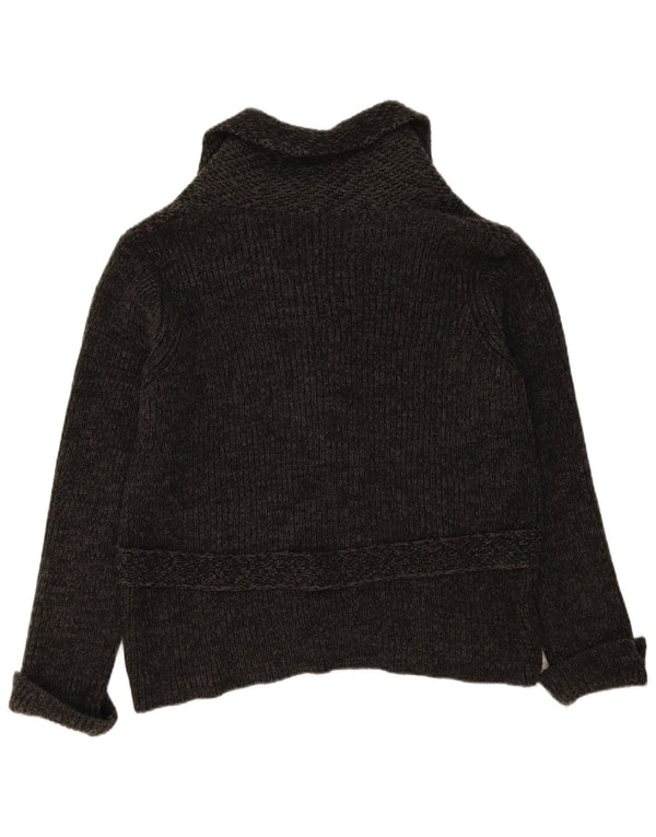 Maglione cardigan autografo da donna Marks & Spencer UK 22 3XL Grigio chiazzato