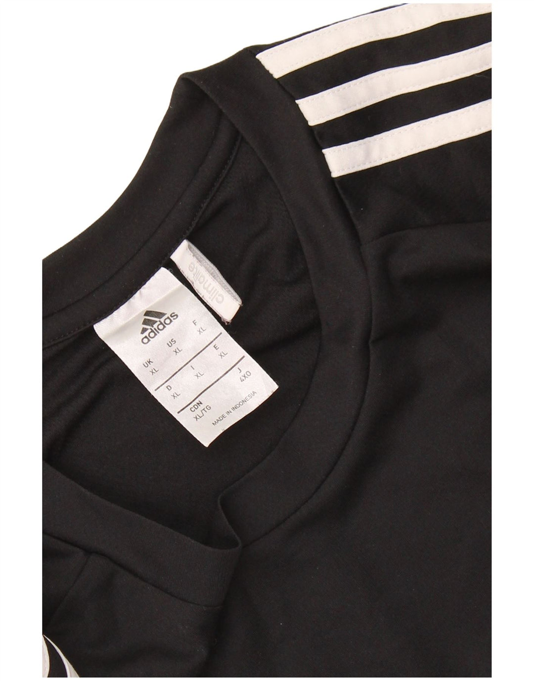 Maglietta Adidas Climalite da uomo XL nera