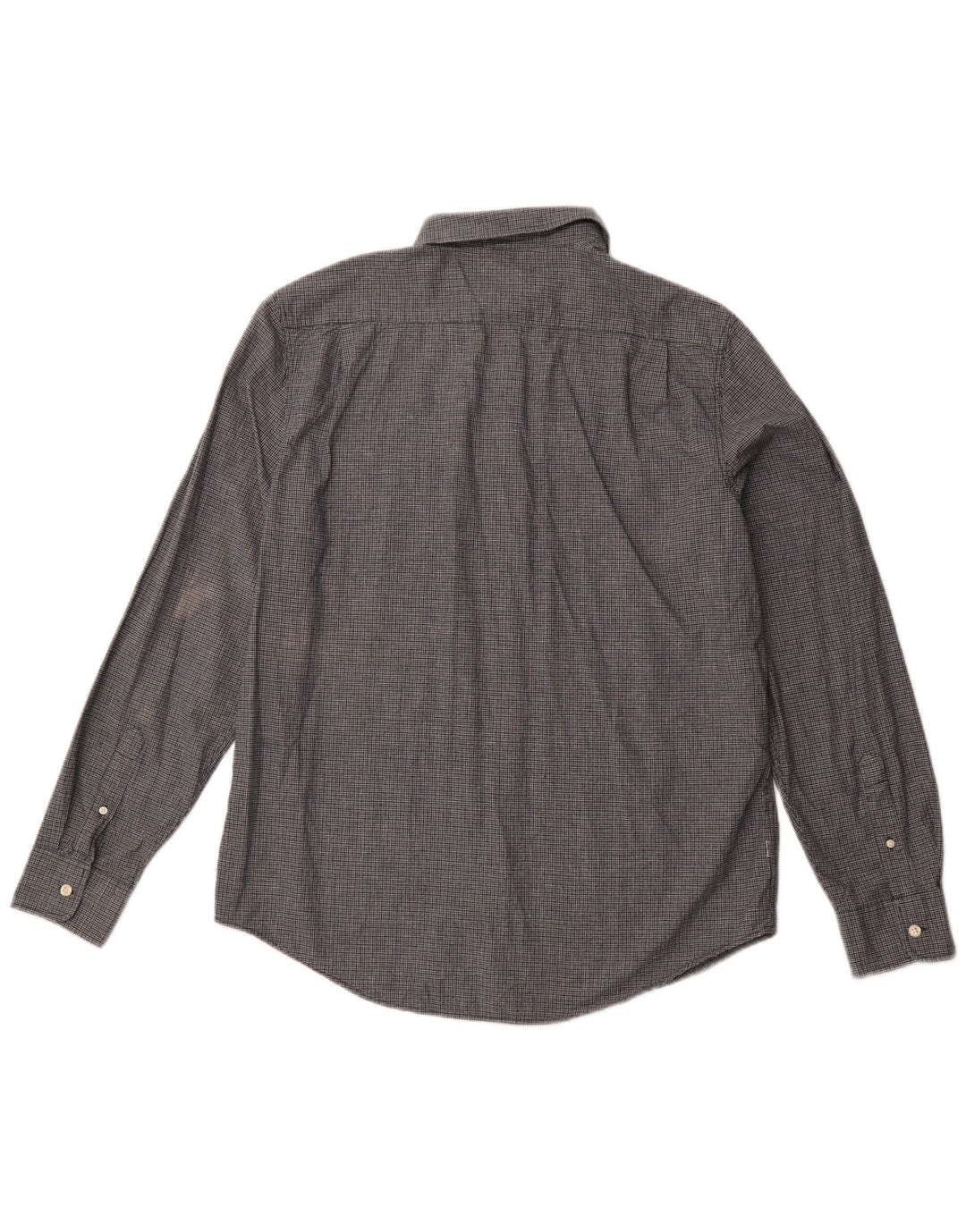 LEVI'S Camicia slim fit da uomo grande in cotone a quadri blu navy