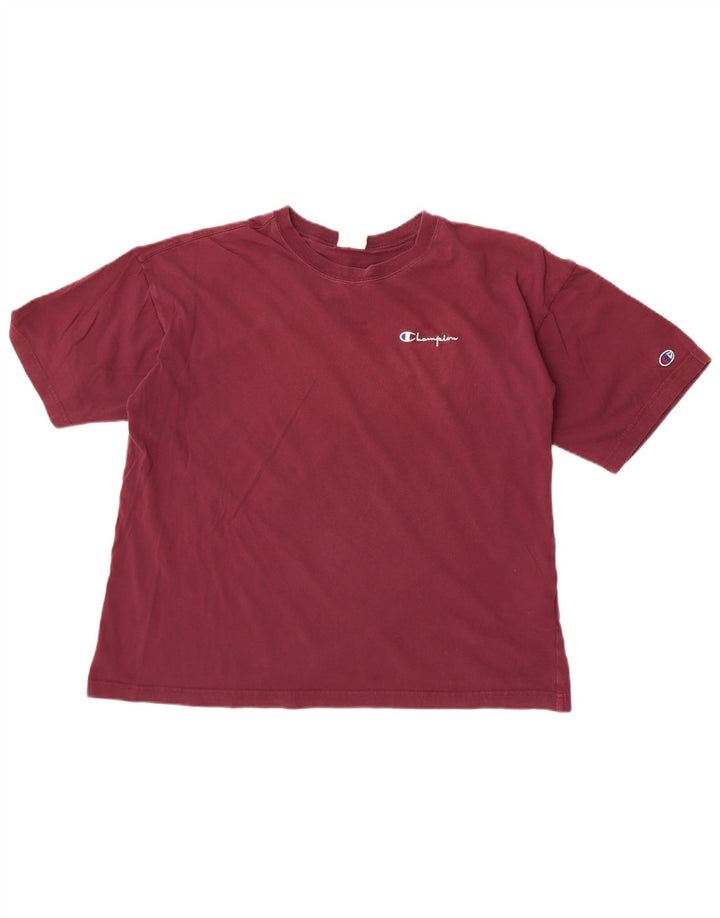 T-shirt da uomo Champion Top Borgogna media
