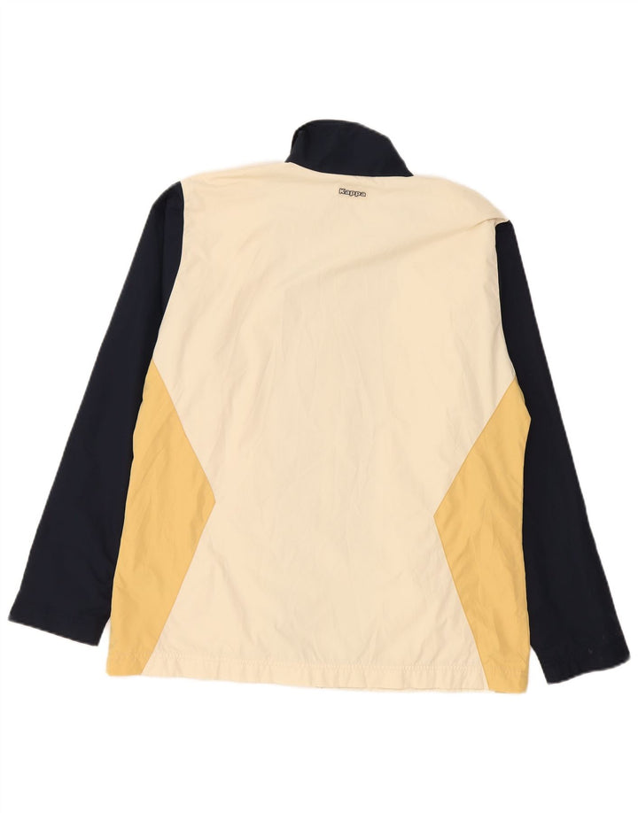 Giacca da tuta da donna Kappa UK 18 XL Poliestere color block beige