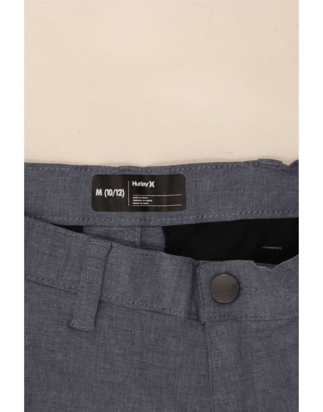 Pantaloncini chino Hurley da ragazzo 10-11 anni medi W26 Blu