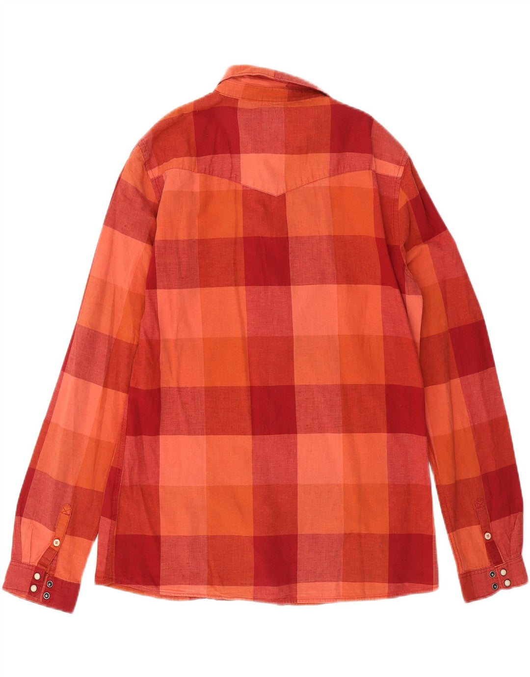 Camicia da donna Wrangler UK 16 Cotone a quadri rossi grandi