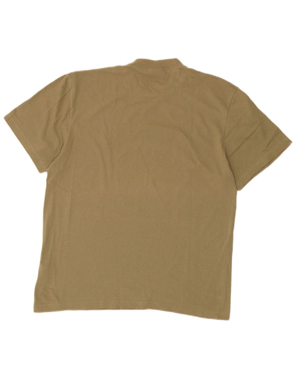 T-shirt grafica da uomo WRANGLER Top XL in cotone kaki
