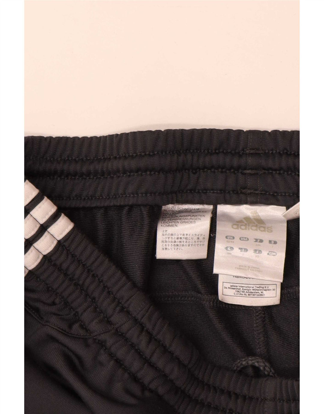 Pantaloni da tuta da uomo Adidas UK 42/44 Large Grigio Poliestere