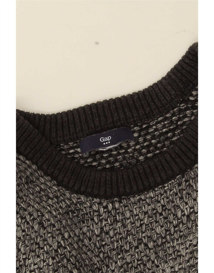 Maglione maglione girocollo da uomo Gap piccolo grigio screziato