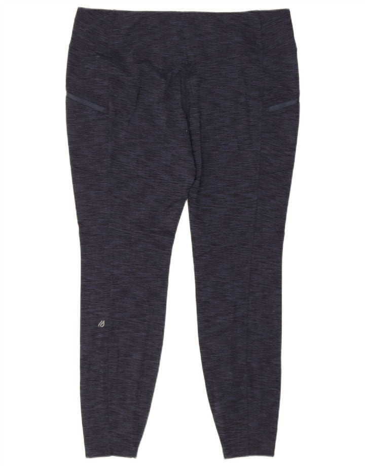 Leggings da donna Eddie Bauer UK 18 XL blu navy screziato