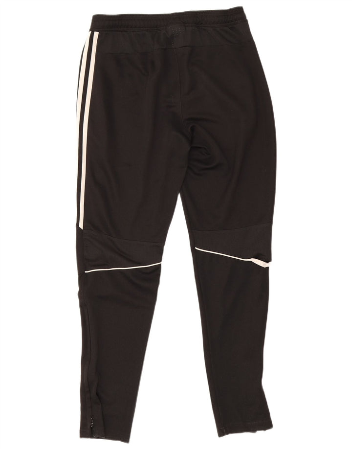 Pantaloni da tuta Adidas Climalite da uomo piccoli in poliestere nero