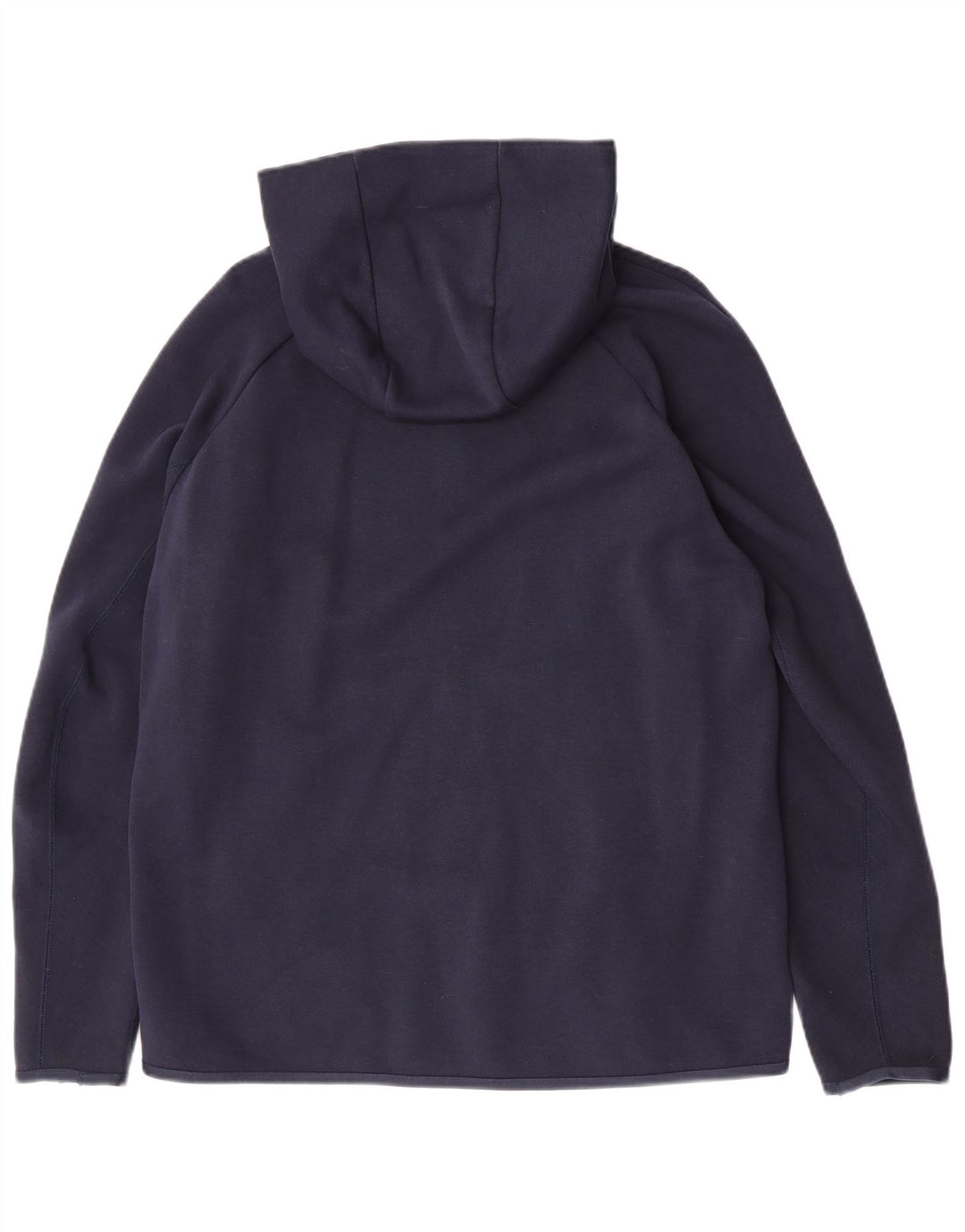 Felpa con cappuccio e zip Nike da uomo, grande, in cotone blu navy