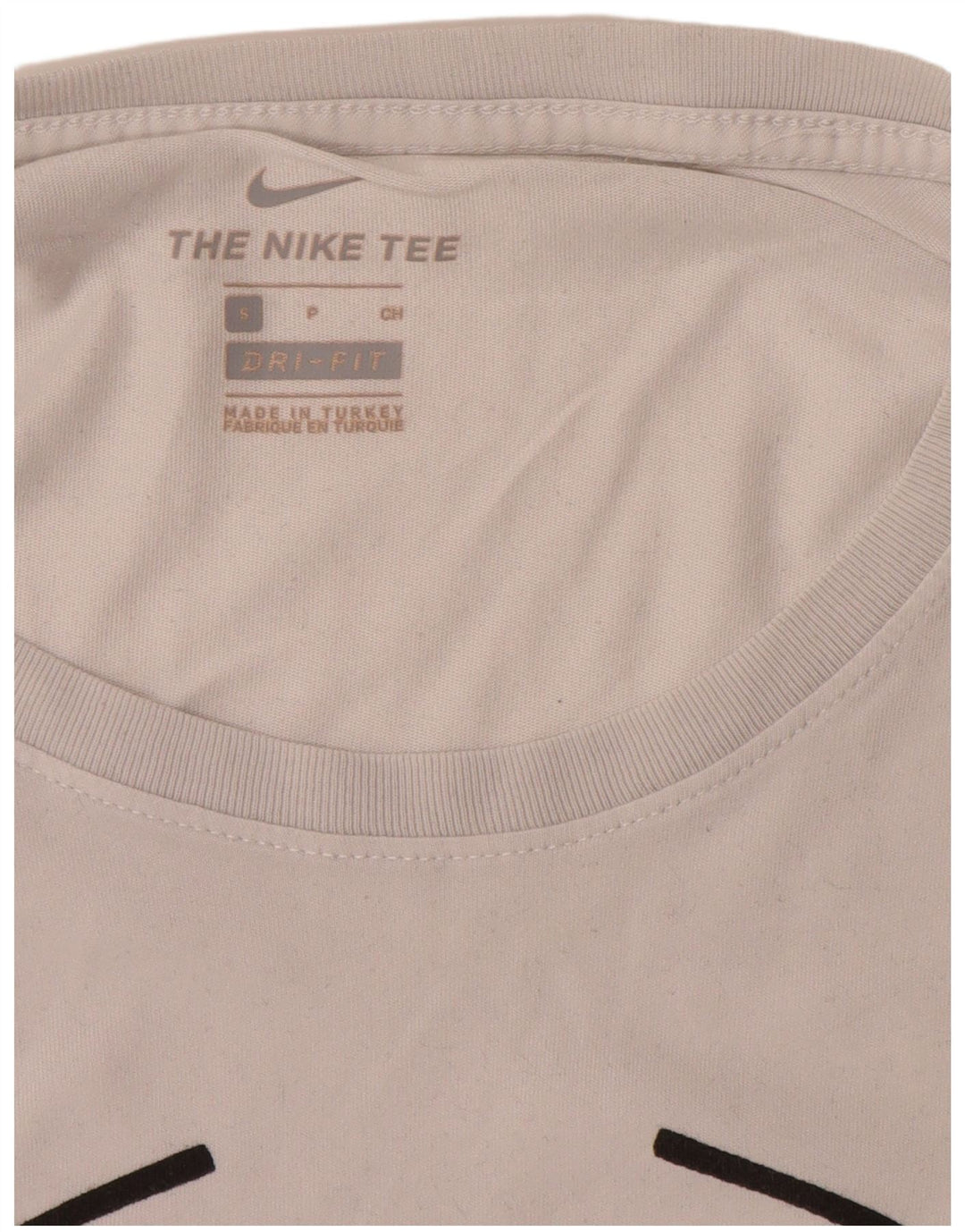 T-shirt grafica Nike Dri Fit da uomo, piccola, bianca